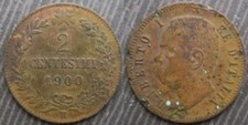 Italy centesimi 1900 - italy, "