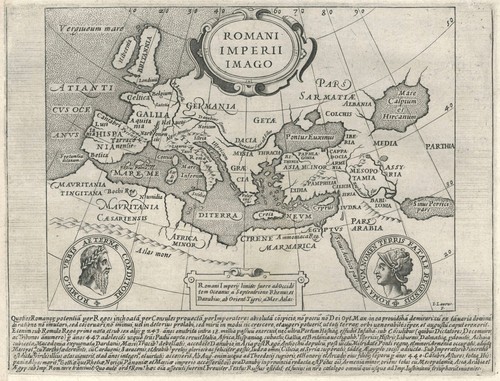 Mappa antica romani imperii - antica,