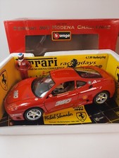 Burago Ferrari 360 Modena Challenge Michael Schumacher RACING DAYS 1999 1/18