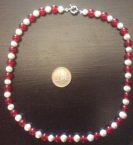 Collana girocollo perle - collana,