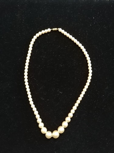 Collana finte perle scalare - finte,