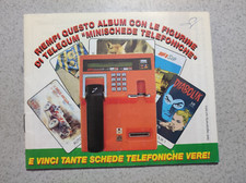 MINI ALBUM TELEGUM MINISCHEDE TELEFONICHE CON 17 FIGURINE ATTACCATE CFC 1998