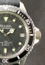 * BULOVA  " OCEANOGRAPHER " 200 M  SUB  VINTAGE 1969  ULTRA RARE !  * *