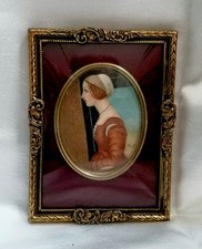 Antica miniatura ritratto - antica,