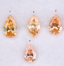 Anello sciolto taglio pera e