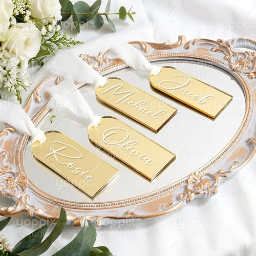 Pezzi specchio oro acrilico - 24,
