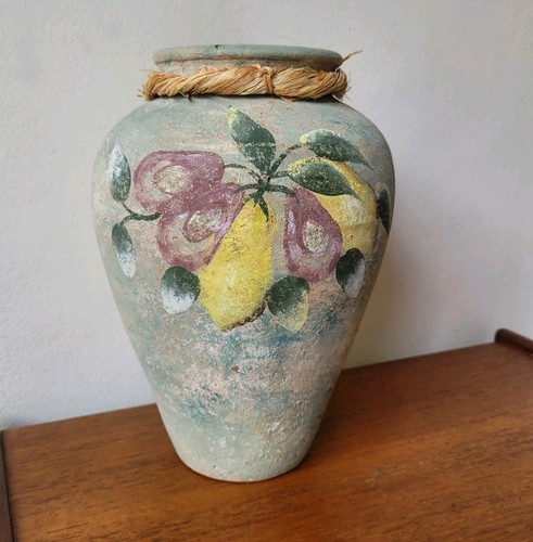 Vaso frutta rustico - , dipinto