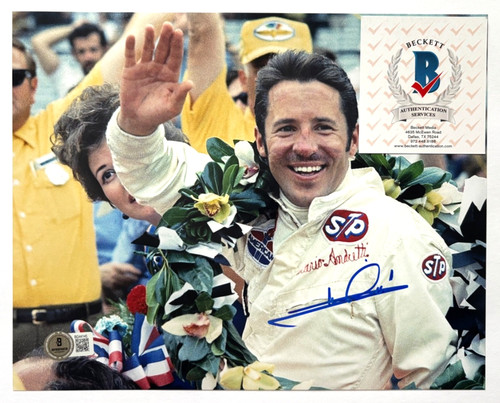 Mario andretti foto firmata - mario,