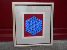 Illusion optique Phila bleu