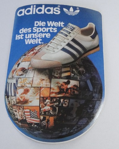 Adesivo pubblicitario adidas