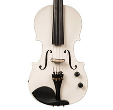 Violino elettrico bianco 4/4 -