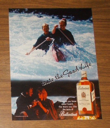 Rara pubblicità ballantines - rara,