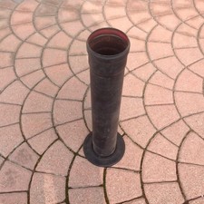 Camino Canna Tubo Fumi Stufa Diametro 80 mm. Lunghezza 50 cm. Acciaio Verniciato