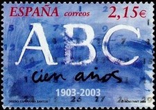 Spagna 2003 edifil - 3963, timbro