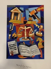 serigrafia Ugo Nespolo Misura 35x50