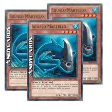 3x SQUALO MARTELLO • (Hammer Shark) • Starfoil • SP14 IT013 • 1Ed • YUGIOH!