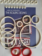 FLIPPER.BALLY-ROLLING STONES-KIT ELASTIQUES,CAOUTCHOUC-plan de montage inclus