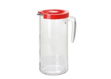 Caraffa Vetro + Tappo Rosso