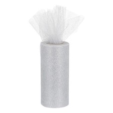 6" Nastro Tulle Glitterato