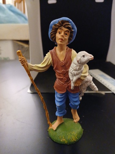 Personaggio presepe vintage - personaggio,