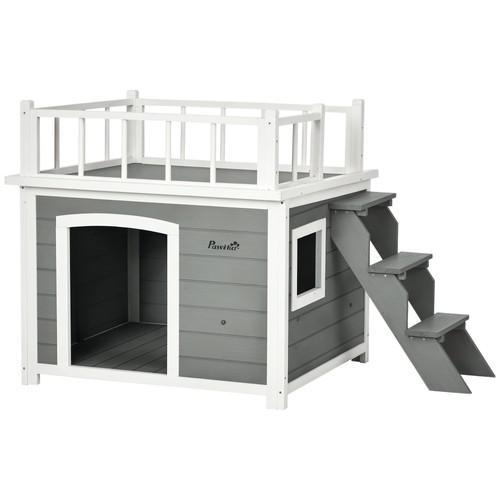 Pawhut casetta per cani - casetta,
