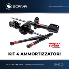 KIT 4 AMMORTIZZATORI ANT E POST TRW FIAT PUNTO II SERIE (188) 1.2 8/16V 1.3 MJT