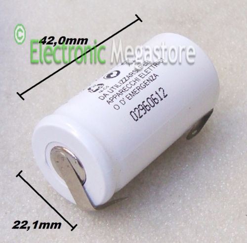 Batteria ricaricabile sc - ni-cd,