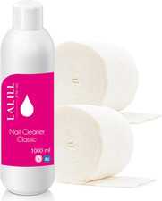 Sgrassatore Unghie 1000Ml Set - Nail Cleaner a Cotone Pads - 1000 Tamponi in Cot