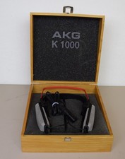AKG K 1000 CUFFIE HEADPHONE OTTIME CONDIZIONI ORIGINALI SCATOLA IN LEGNO RARA