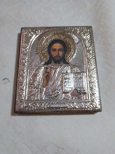 Icona gesù argento 7 - gesù, cm