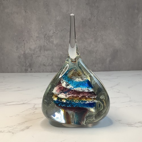 Fermacarte multicolore blu - , oro