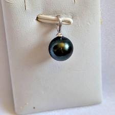 Perle de Tahiti ronde verte