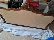 TESTIERA LETTO MATRIMONIALE  IMBOTTITA CON TESSUTO A FIORI