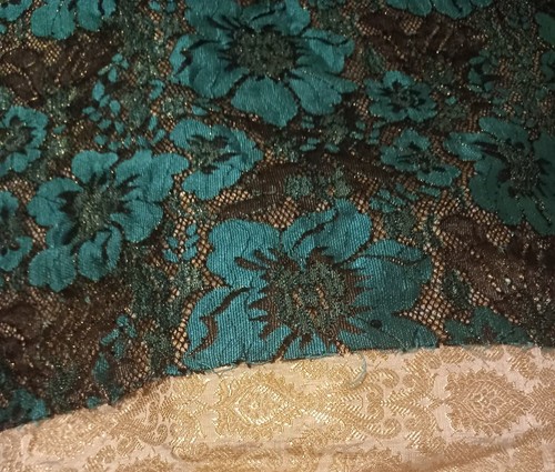 Lace stretch fabric 2 metres - ,