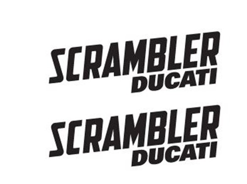 Adesivi ducati scrambler - adesivi,
