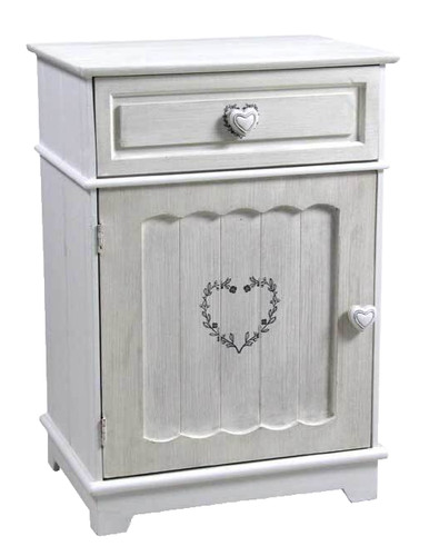 Comodino cuore armadietto - comodino,