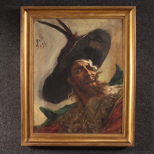 Antico dipinto firmato quadro