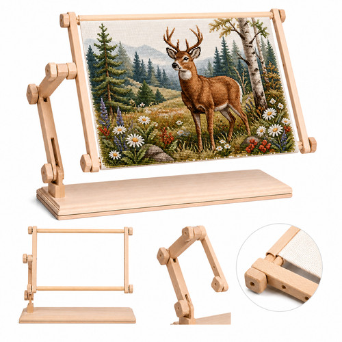 Supporto ricamo legno - supporto, da