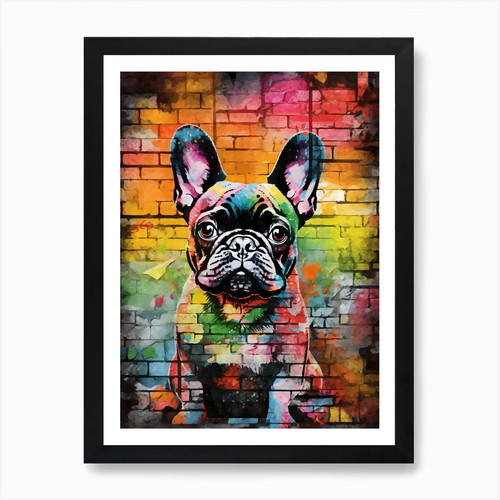 Quadro estetico bulldog - quadro,
