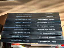 S-24 La grande storia dell’arte 1,2,3,4,5,6,7,8,18   ( 9 Vol )