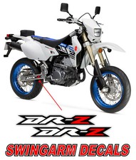 Red Swingarm Decals Sticker