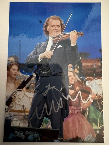 Signed photo andré - andré, rieu