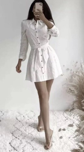Zara abito bianco - bianco, ostrica