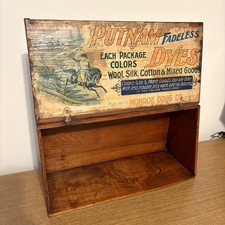 Antico espositore in legno