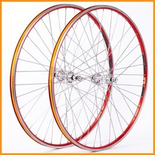 CAMPAGNOLO C RECORD AMBROSIO EXCELLENCE ROSSO VINTAGE ANNI 80 90 COPERTONCINO RUOTE