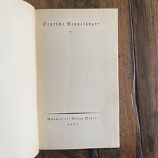 Deutsche Minnesanger~Antique