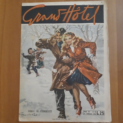 Rivista vintage grand hotel - hotel, n