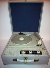 Fonovaligia Philips Giava a valvole, vintage, revisionata, funzionante