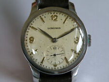 LONGINES "CALATRAVA"-ANSE FISSE-ACCIAIO-1937-CAL.12.68 Z-ESTRATTO DI ARCHIVIO