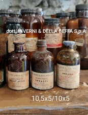 Lotto Antiche bottiglie bottigliette farmaceutica farmacia farmaceutiche